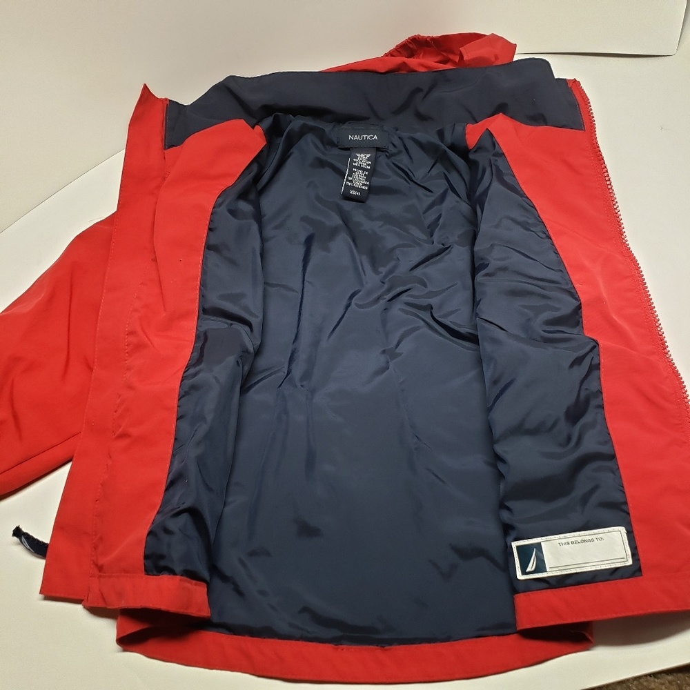 Nautica Boys Red/Blue Anchor Jacket Size 4T - Picture 6 of 7